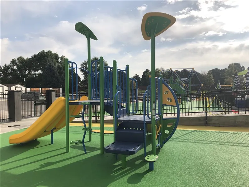 age appropriate playground for younger kids in Savage, MN at Aspen Academy